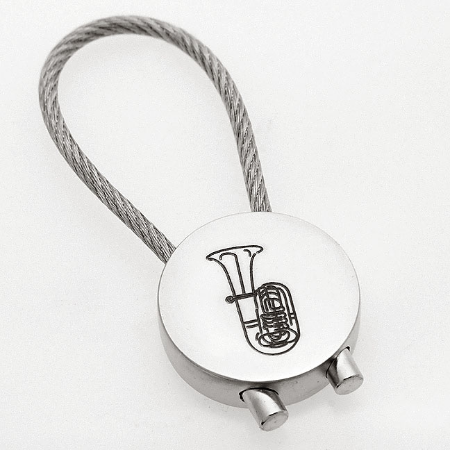 Art-of-Music-Tuba-Schluesselanhaenger-rund Art of Music-Tuba-Schlüsselanhänger rund