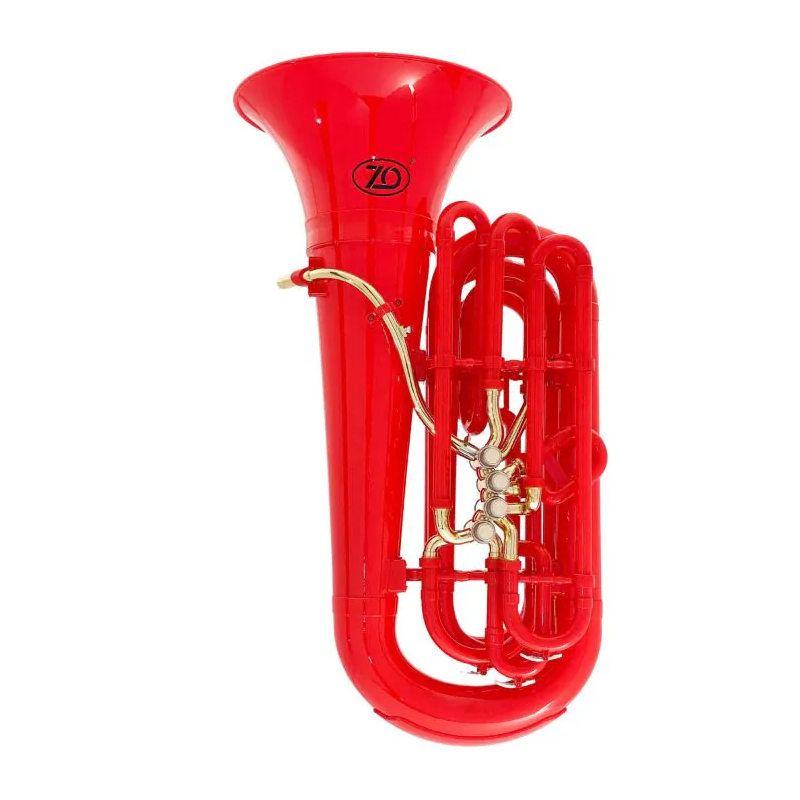 ZO Bb-Tuba ZTU-B20R -ABS Kunststoff- rot