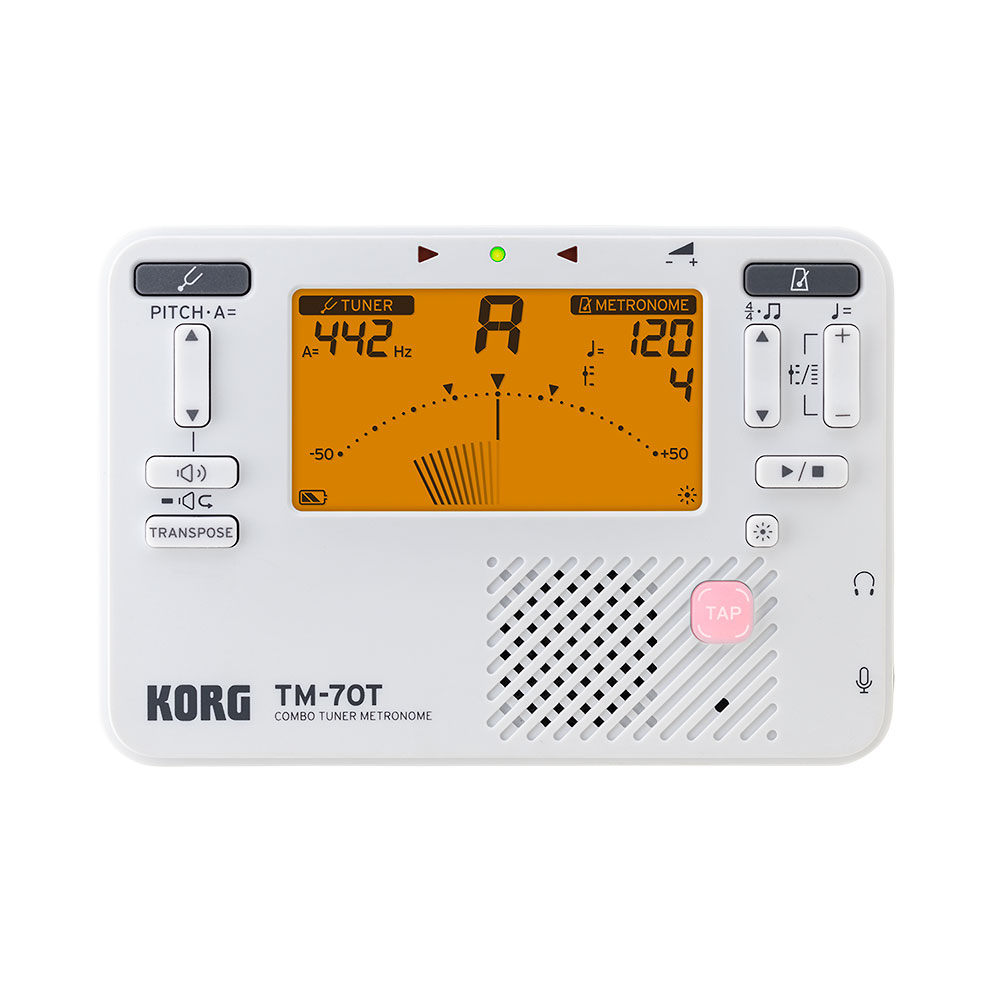 KORG-Combo Tuner Metronom TM 70 WH