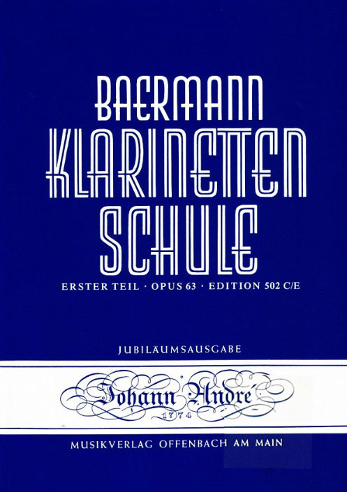 Baermann: Klarinettenschule Bd. 1 Etüdenheft