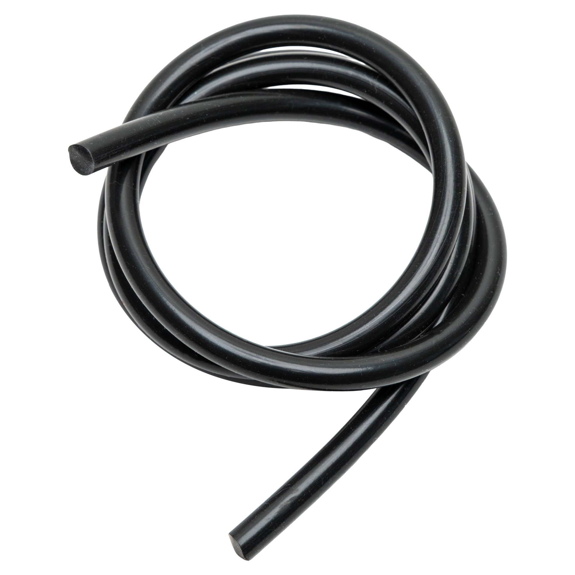 Ventilanschlaggummi Silikonschnur 8 mm schwarz 1 m