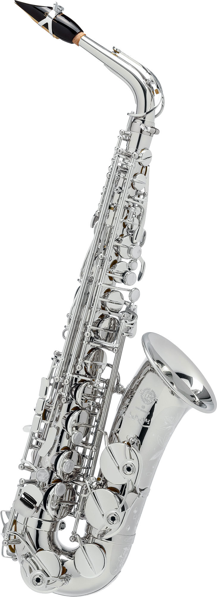 SELMER Altsaxophon SUPREME versilbert mit Gravur