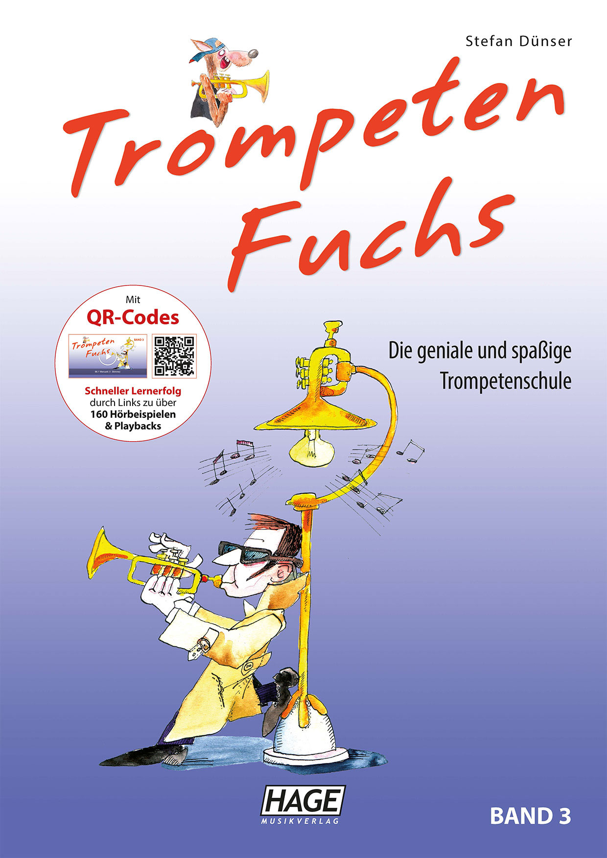 Trompeten Fuchs, Band 3 - Trompetenschule mit QR-Codes