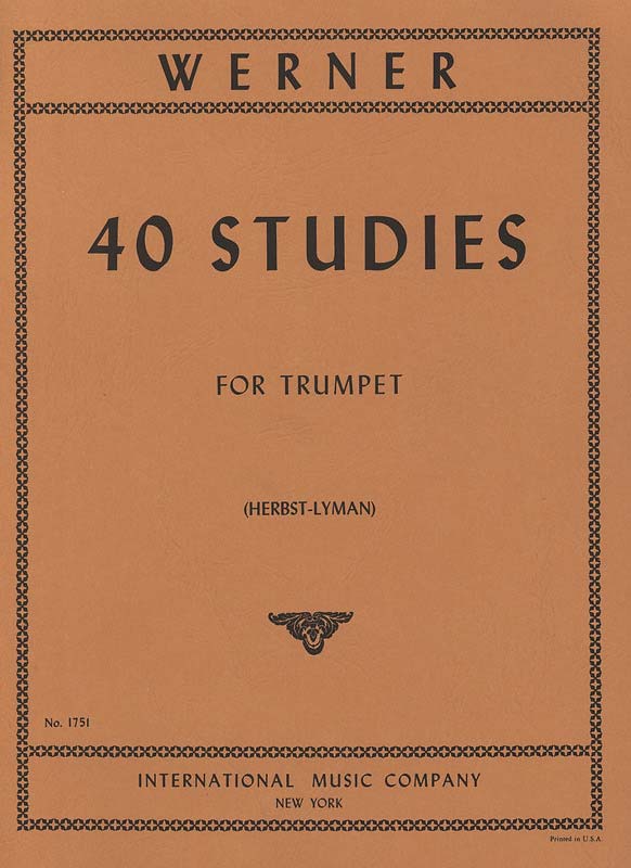 Werner-40-Etueden-fuer-TrompeteSX9NLVlH50ddG Werner: 40 Etüden für Trompete