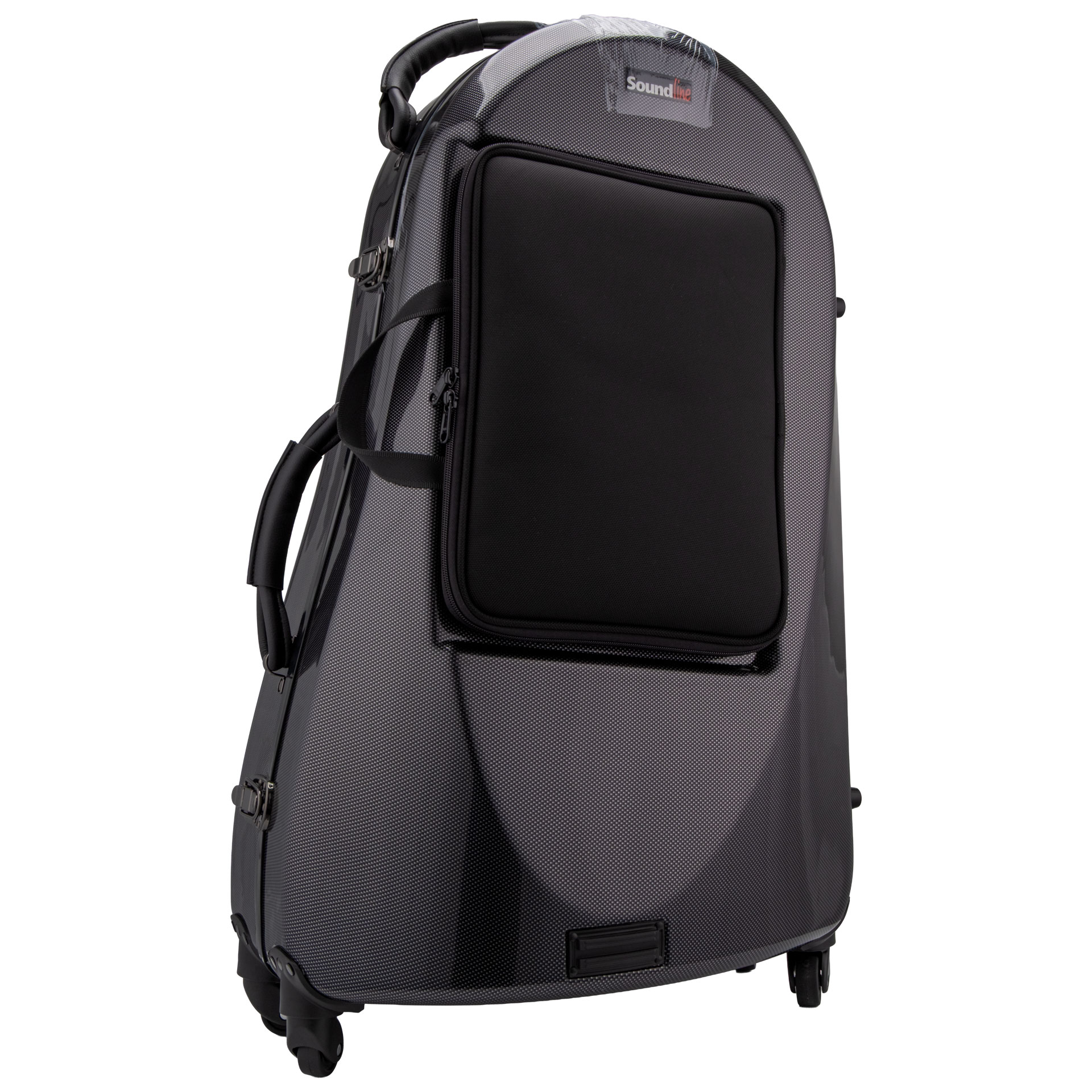 SOUNDLINE-case euphonium Carbon style, black