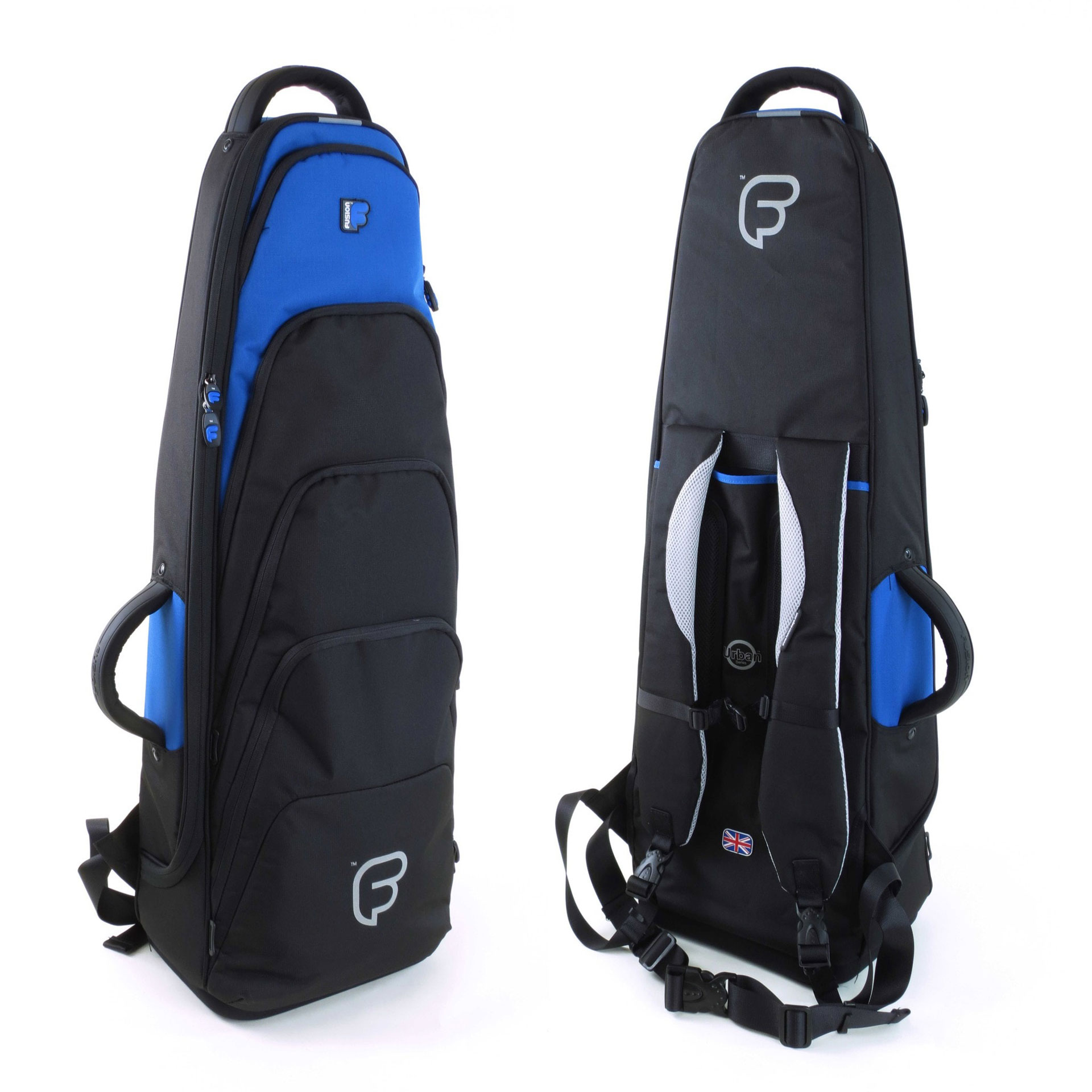 FUSION-Gigbag Posaune Urban black/blue