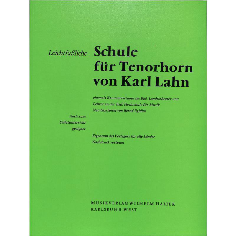 Lahn-Karl-Tenorhornschule Lahn,Karl: Tenorhornschule