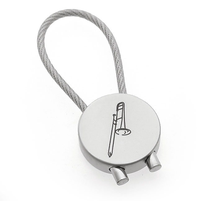 Art-of-Music-Posaune-Schluesselanhaenger-rund Art of Music-Posaune-Schlüsselanhänger rund