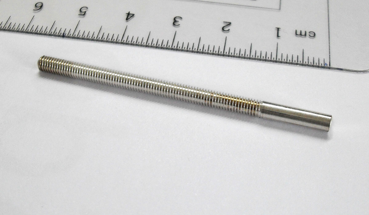 CHALLENGER-Gewindestange-3-Zug-versilbert-Challenger-I B&S CHALLENGER-Gewindestange 3.Zug versilbert, Challenger I