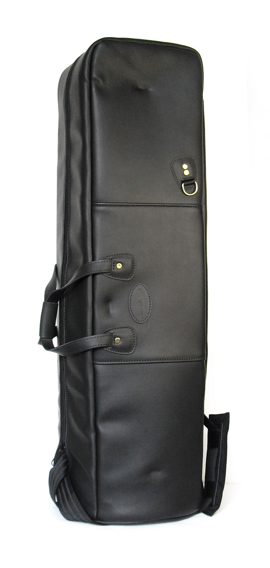 GLENN CRONKHITE Doppel Bag DBL, Leder schwarz