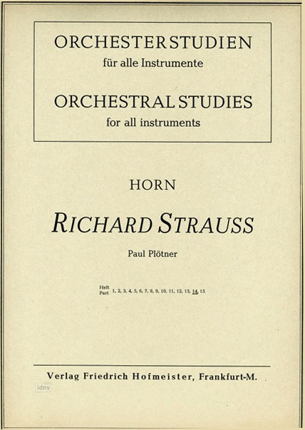 Orchesterstudien: Horn - Strauß H.14