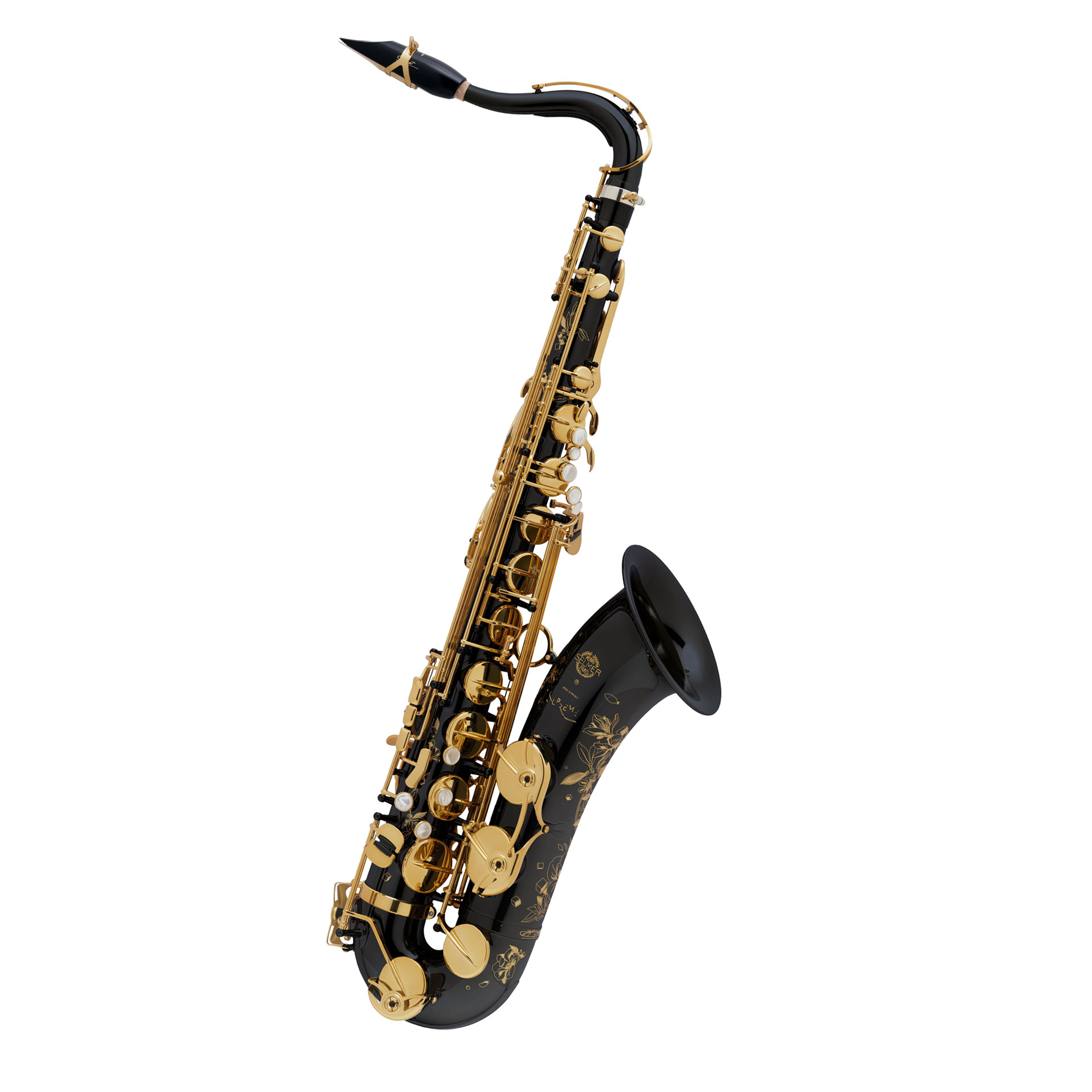 SELMER Tenorsaxophon SUPREME schwaz lackiert mit Gravur