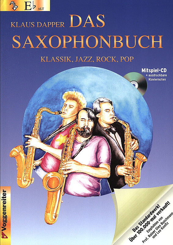 Dapper: Das Saxophonbuch Es-Sax. mit CD