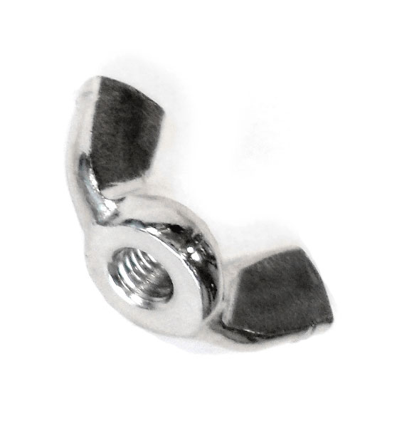 K&M-Flügelmutter vernickelt