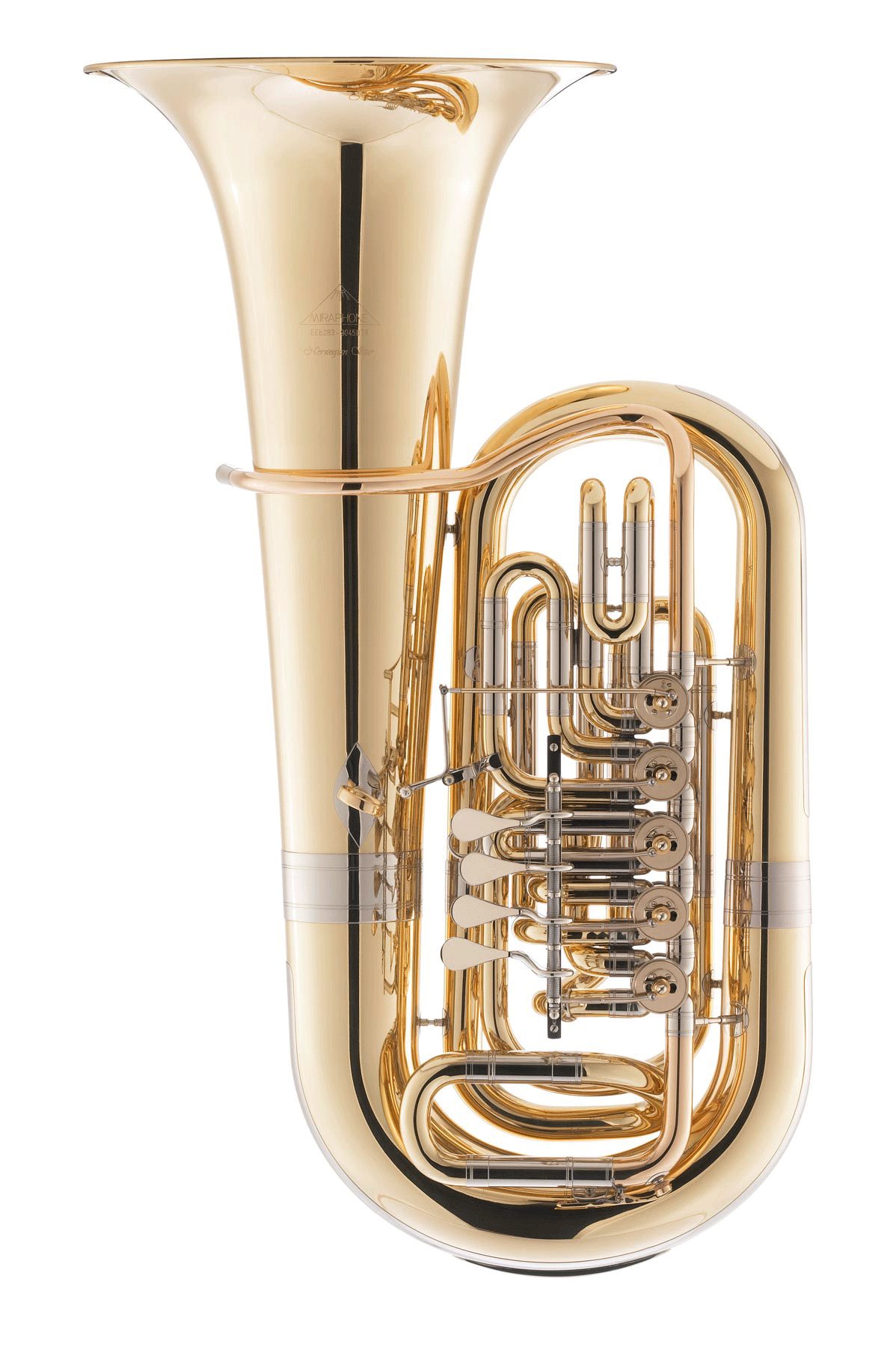 MIRAPHONE-Es-Tuba-Norwegian-Star-Goldmessing-lackiert MIRAPHONE-Es-Tuba -Norwegian Star-, Goldmessing lackiert