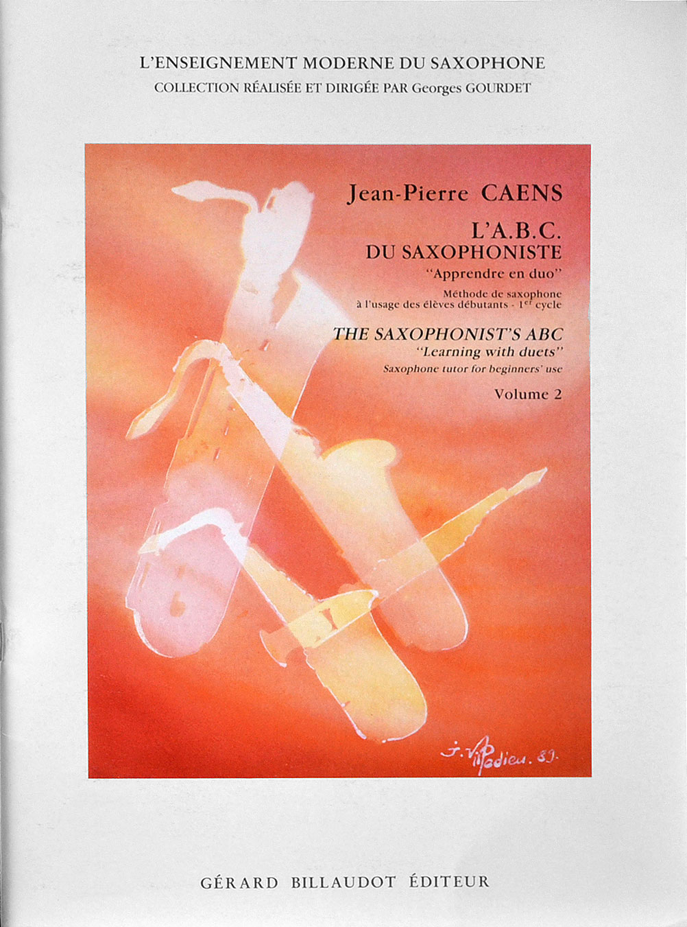 Jean-Pierre Caens,: L'A.B.C. du saxophoniste vol.2 pour saxophone
