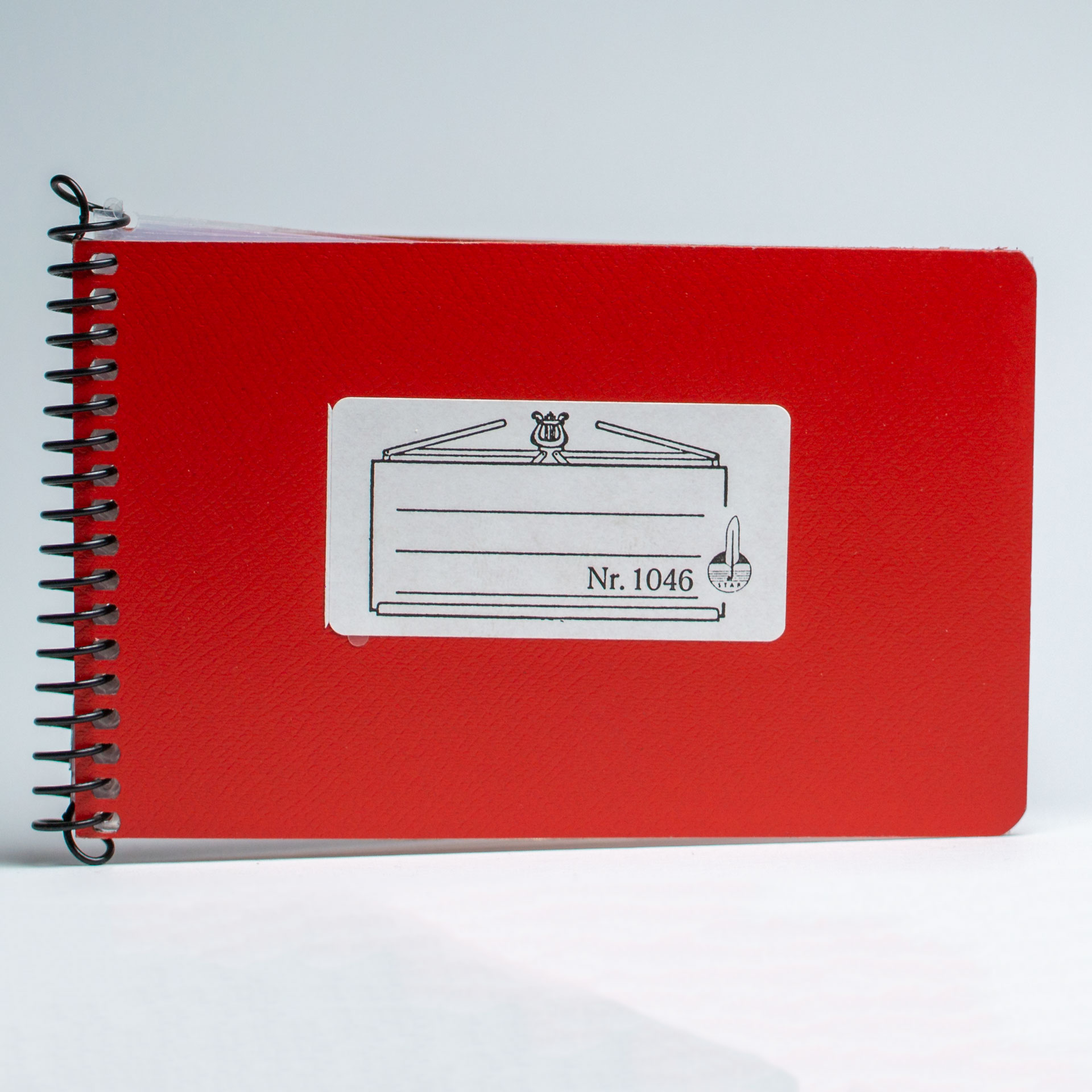 STAR-Marschnotenmappe Nr. 1046/15, rot