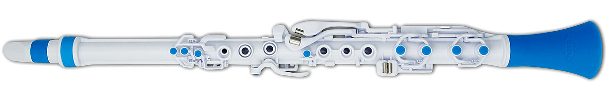 NUVO-Klarinette-Clarineo-2-0-C-Klarinette-weiss-blau-NEUxMQmkJiqS4NIO NUVO Clarinéo- 2.0 C Klarinette weiß/blau