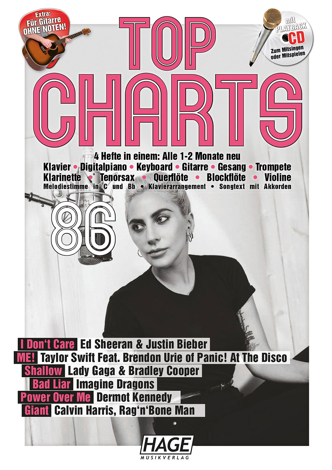 Top-Charts-86-Songbook-Playback-CD Top Charts 86, Songbook+Playback CD