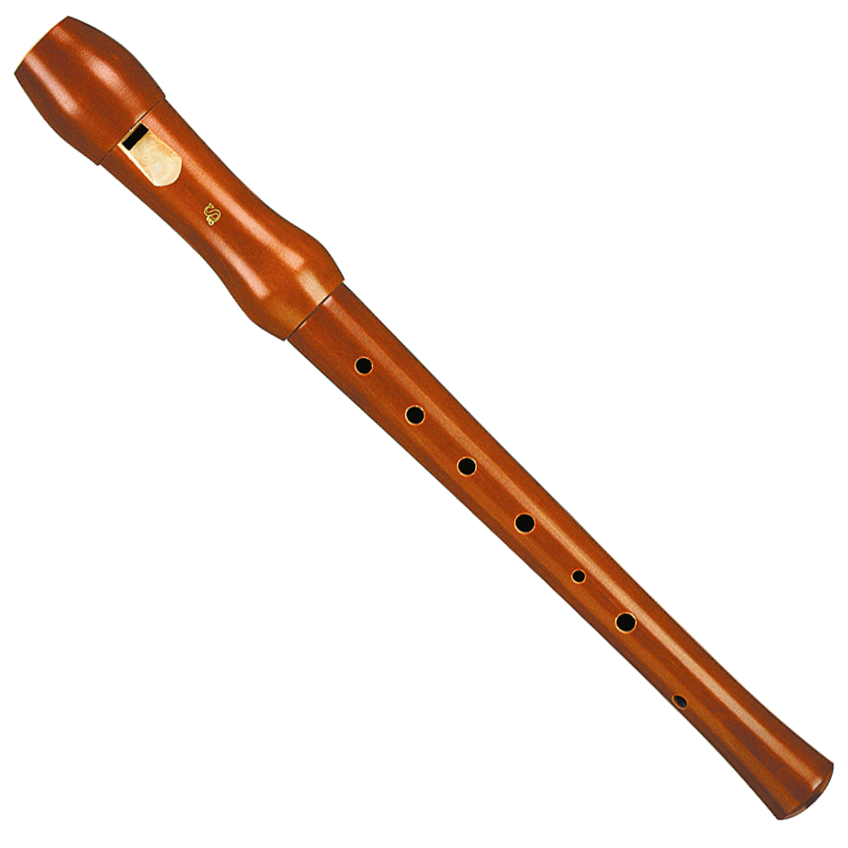 aS Sopranblockflöte Ahorn gebeizt, deutsch