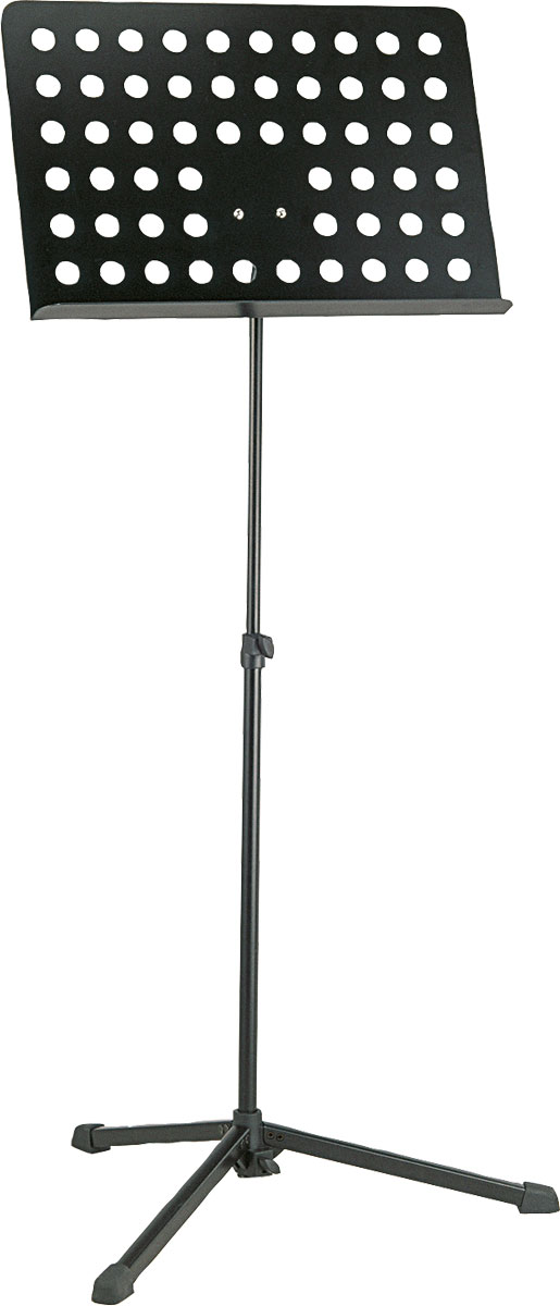 K&M-Orchesterpult 12179 schwarz, gelocht
