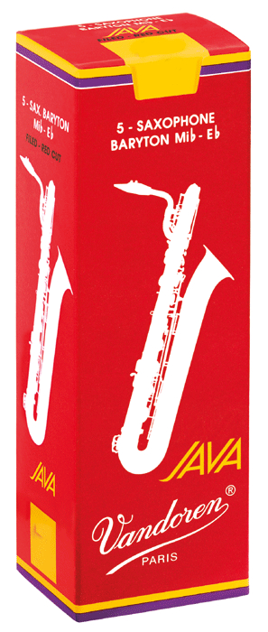 vandoren-red-java-reed-box-8-_z1 VANDOREN-Blätter für Bariton Sax Java filed RED 3,5
