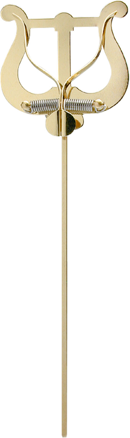 Marschgabel-Lyra-gross-2-Dr-Messing-Laenge-30-cm Marschgabel Lyra groß, 2 Drücker Messing Länge: 30 cm