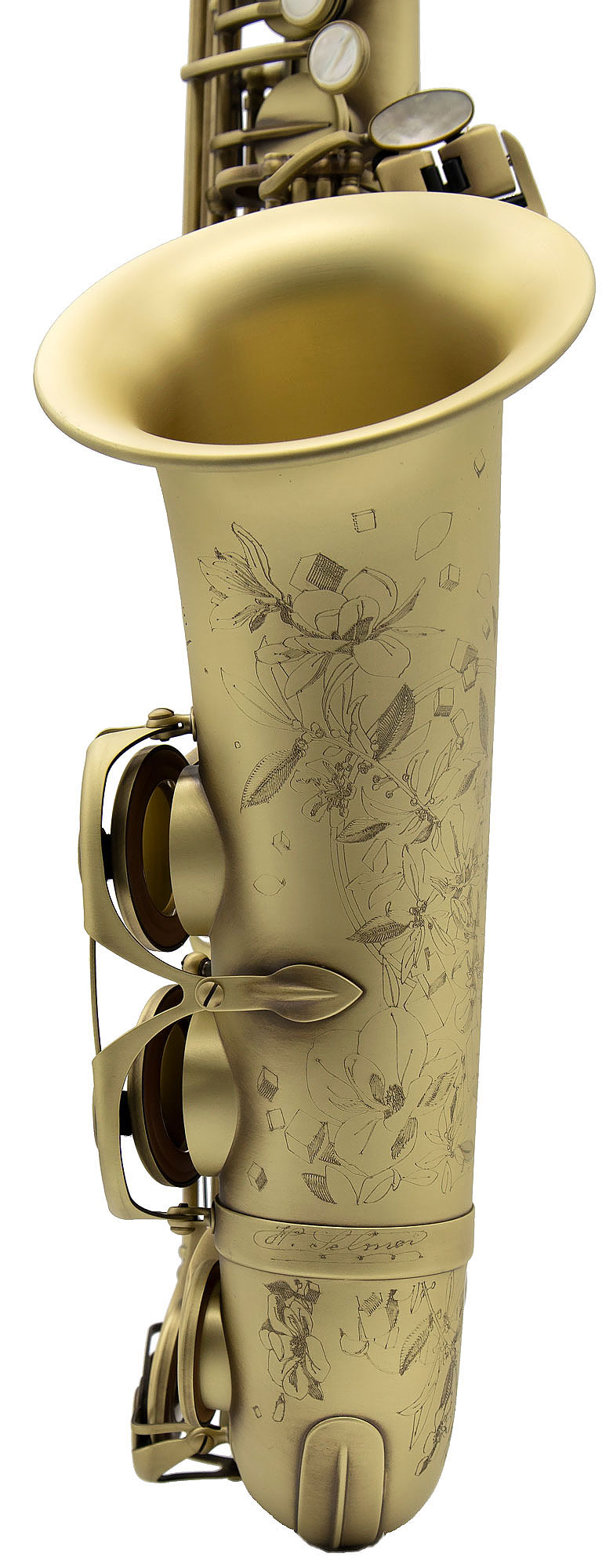 SELMER-Altsaxophon-SUPREME-patiniert-mit-Gravur_02