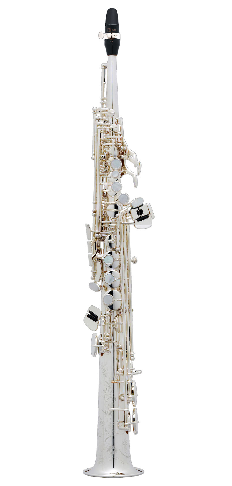SELMER Sopransaxophon SA80/II, versilbert