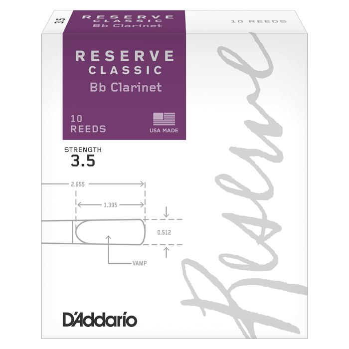 dct1035_z1 D'ADDARIO RESERVE Classic Bb-Klarinette Boehm 3,5