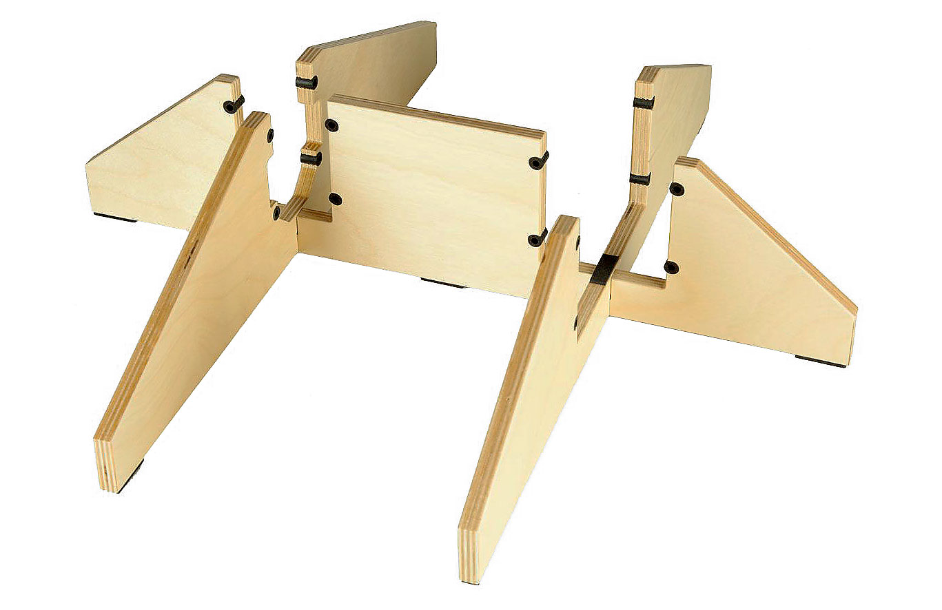 Paetzold-By-Kunath-Twinstaender-fuer-Kontrabassblockfloete-Master-46S5 Paetzold By Kunath Twinständer für Kontrabassblockflöte Master 46S5