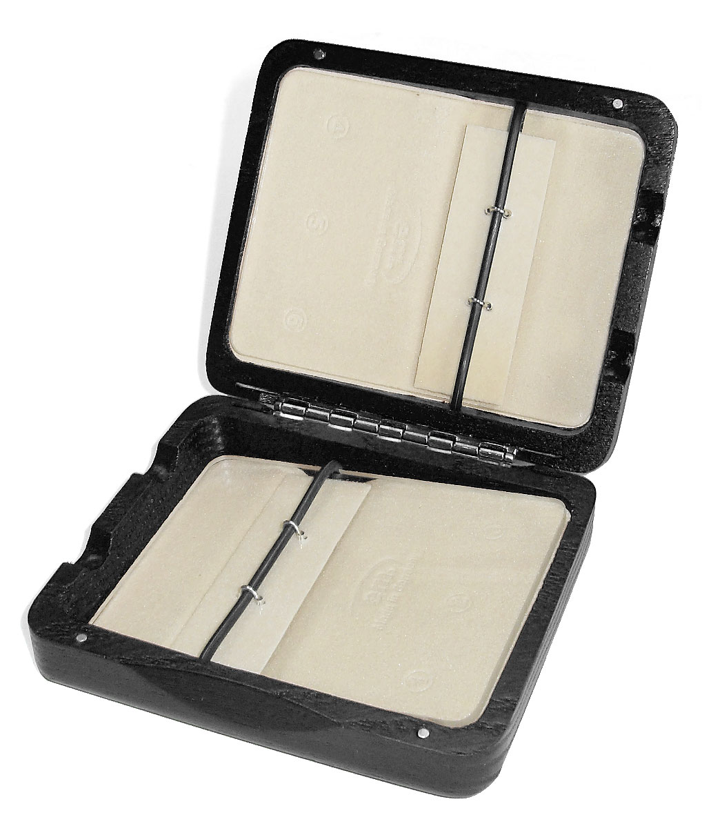 aS-Blattetui-Samt-gef-Klarinette-schwarz_2 aS-Blattetui Samt gef. Klarinette, 6 Blätter schwarz