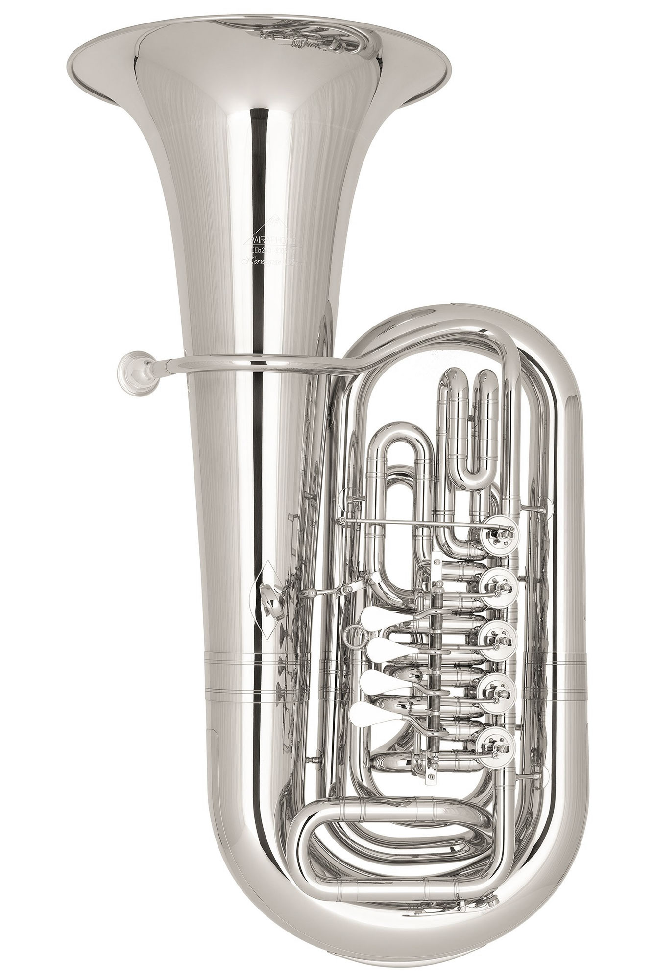MIRAPHONE-Es-Tuba-Norwegian-Star-Goldmessing-versilbert MIRAPHONE-Es-Tuba -Norwegian Star-, Goldmessing versilbert