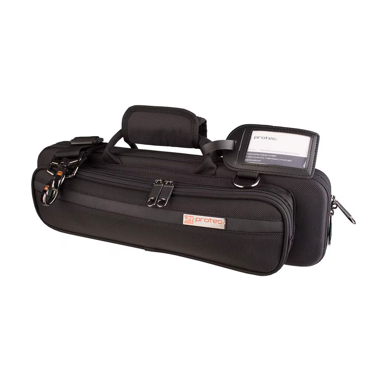 PRO TEC Case Slimline Flute PRO PAC Case (B & C Foot) PB 308, black PRO TEC Case Slimline Flute PRO PAC Case (B & C Foot) PB 308, black
