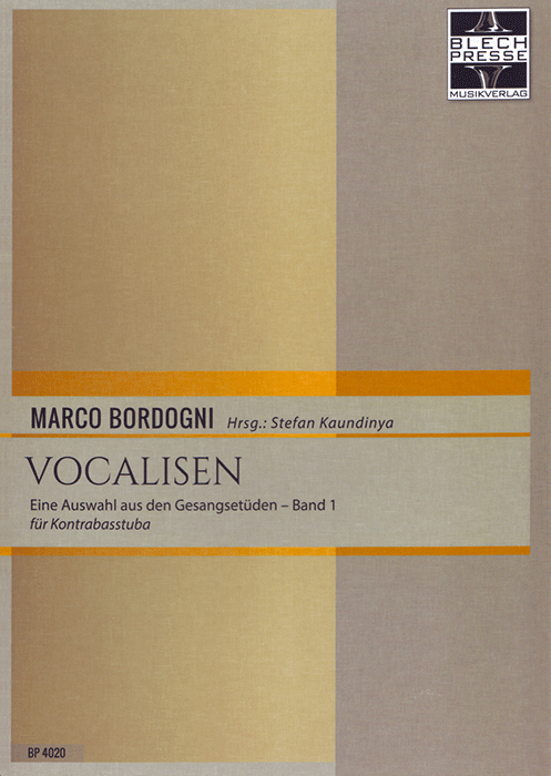 Bordogni: Vocalisen für Kontrabasstuba (Band 1)