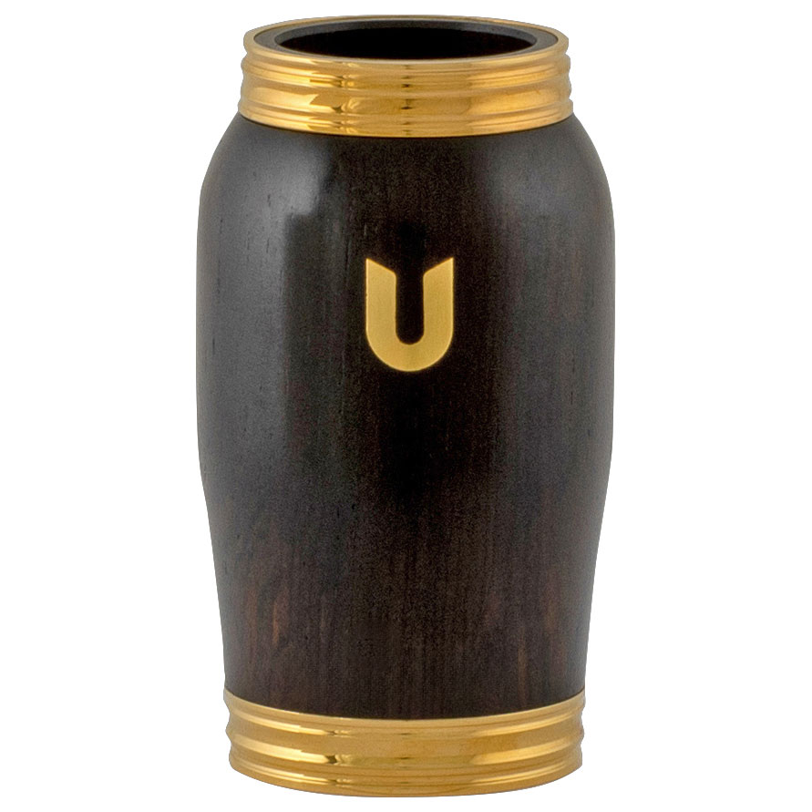 UEBEL Klarinettenbirne - Universal - 66 mm Grenadill vergoldet