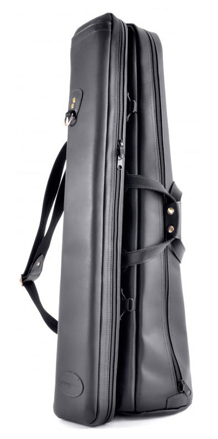 GLENN CRONKHITE Trombone Travel Case BTBO+2B, Leder schwarz