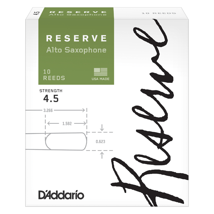 D'ADDARIO RESERVE-Blätter Altsaxophon 4,5
