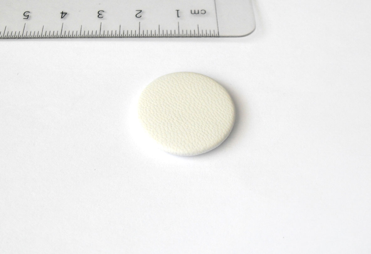 Polster KlarinetteMartin Chanu Leder weiß 22,5 mm