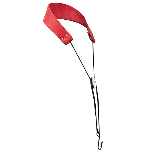 BAMBÚ-Doppeltes Leder Tragegurt Bb-Klarinette CRC-04 red - Auslaufmodell -