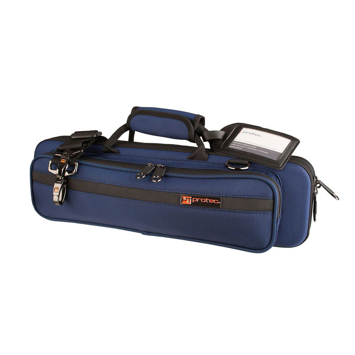 PRO TEC Case Slimline Flute PRO PAC Case (B & C Foot) PB 308, blue PRO TEC Case Slimline Flute PRO PAC Case (B & C Foot) PB 308, blue