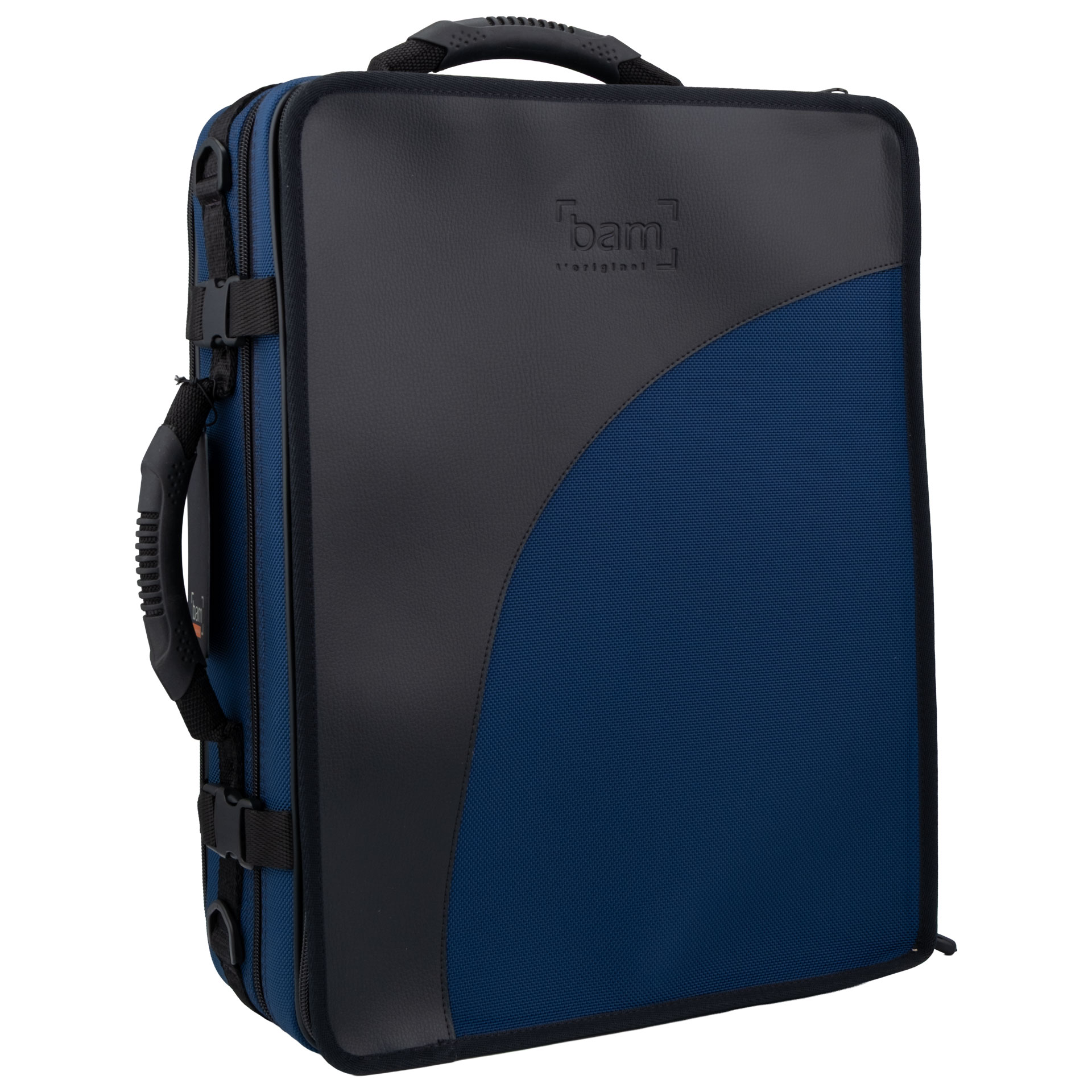 BAM-Doppeletui -Trekking- für dt. A/B-Klarinette, blau