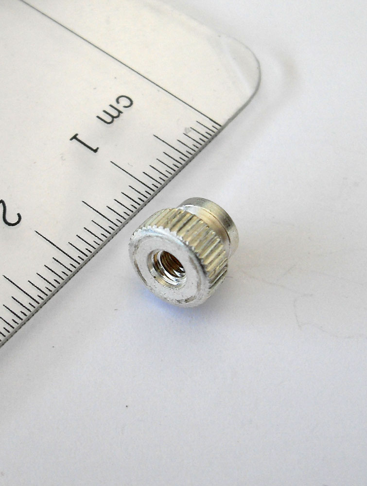 BACH-Rändelmutter 3.Zug für Trompete, versilbert