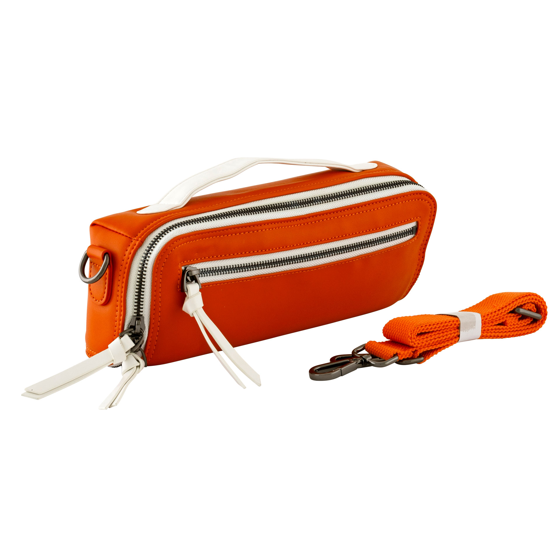 Fluterscooter Piccolo Bag orange/weiß