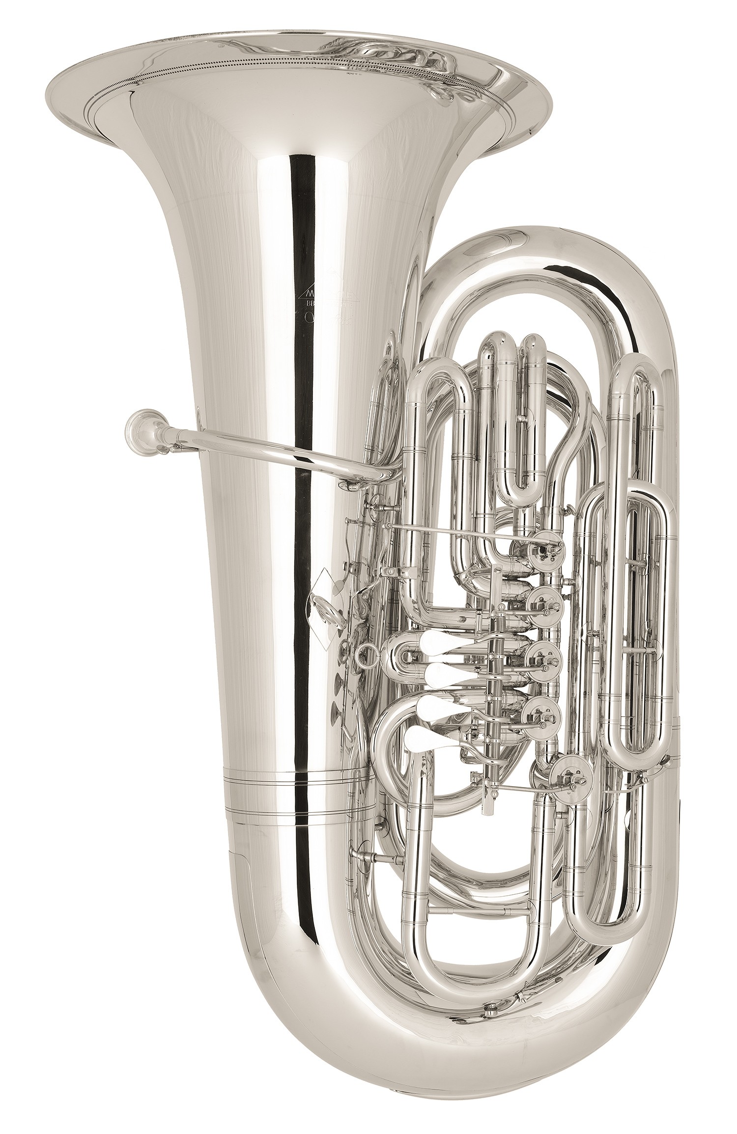 MIRAPHONE-B-Tuba Modell 98B -Siegfried-, versilbert