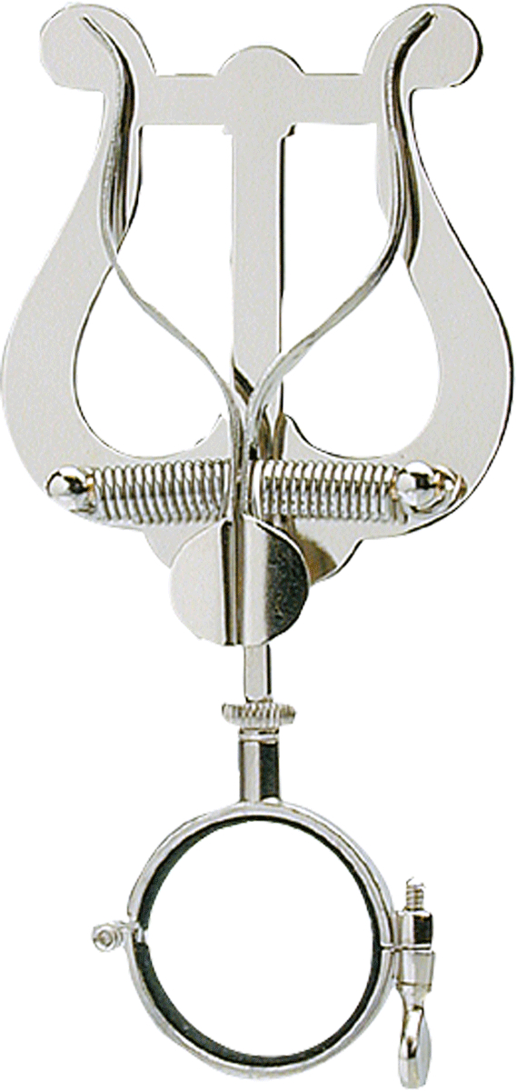 Marschgabel Klar Lyra groß 2 Drücker vernickelt