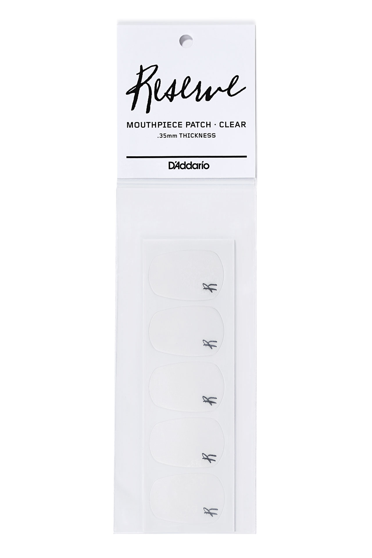 D'ADDARIO-Bißplatten transparent 0,35 mm