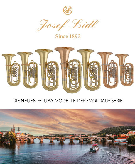 Josef Lidl - neue F-Tuba Modelle der Moldau-Serie