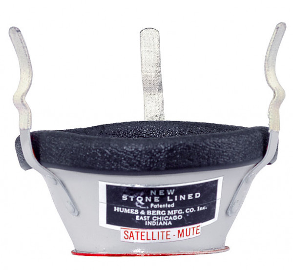 New-Stone-Lined Mute ST-128 for Tenor-Trombone, All New Satellite Mute