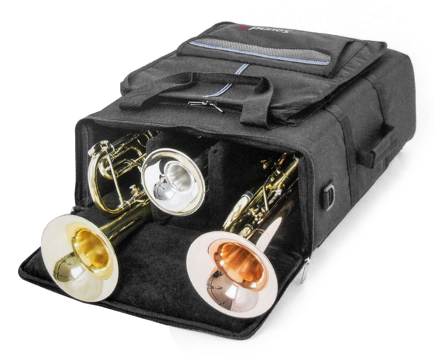 SoundlineGig Bag Rucksack für 3 Trompeten für
